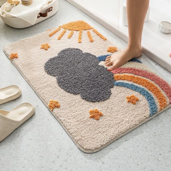 Cartoon Household Bathroom Mats Bathroom Absorbent Non-slip Mat - Image 6