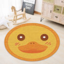Cute Cartoon Round Animal Rug Living Room Coffee Table