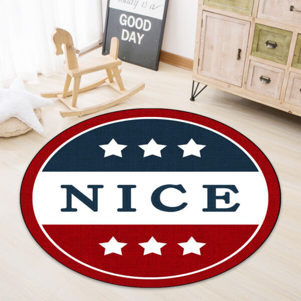 Cute Cartoon Round Animal Rug Living Room Coffee Table - Image 2