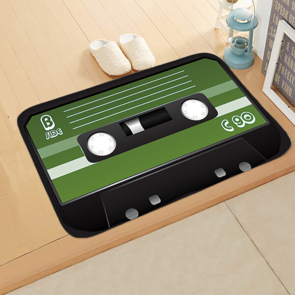 Colorful Music Vinyl Records Non-Slip Round Area Rug for Bedroom Living Room Study Playing Floor Mat - Image 9