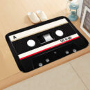 Colorful Music Vinyl Records Non-Slip Round Area Rug for Bedroom Living Room Study Playing Floor Mat