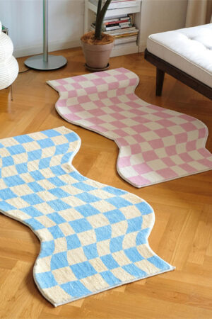 Modern And Stylish Irregular Checkerboard Rug