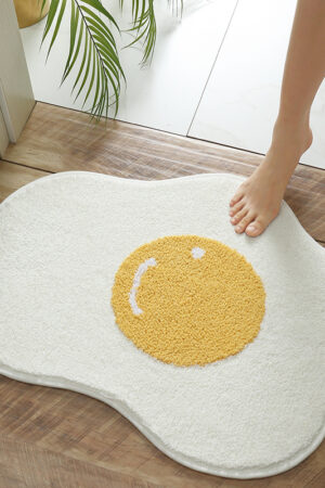 Funny Egg Entrance Carpet Hallway Bathroom Rug Area Rugs Kitchen Rug Bedroom Floor Mats Nordic Welcome Doormat Chic Room Decor