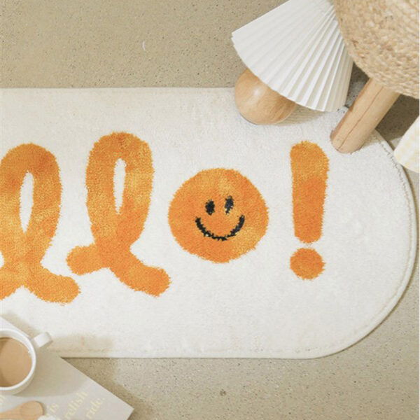 Bedroom Cartoon Pattern Bedside Rug Washable - Image 2