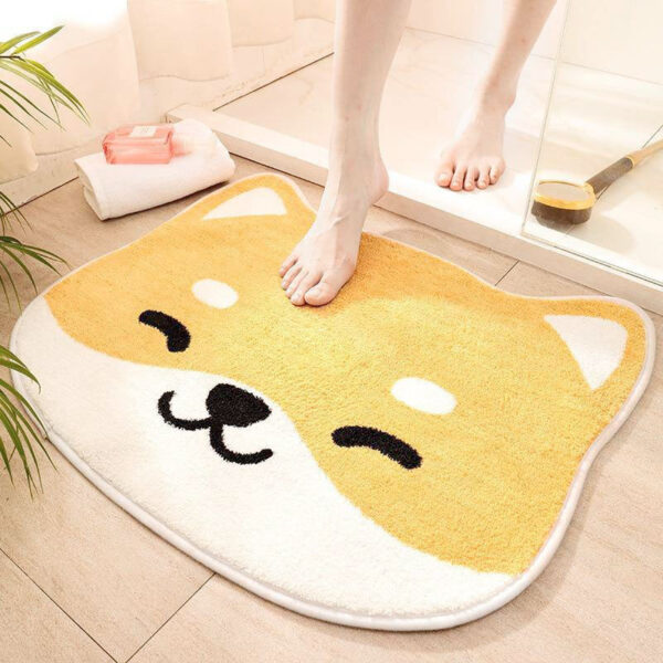Cartoon Animal Bathroom Absorbent Rug - Image 5