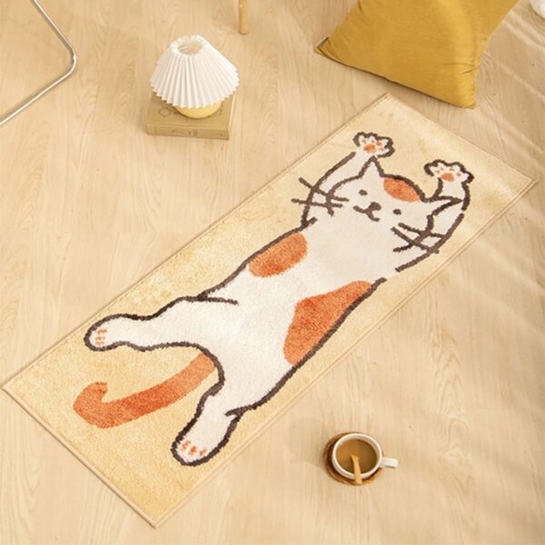 Bedroom Cartoon Pattern Bedside Rug Washable - Image 7