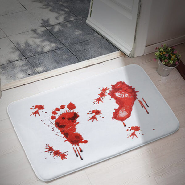 Halloween Bloodstain Print Bathroom Living Room Rug - Image 6
