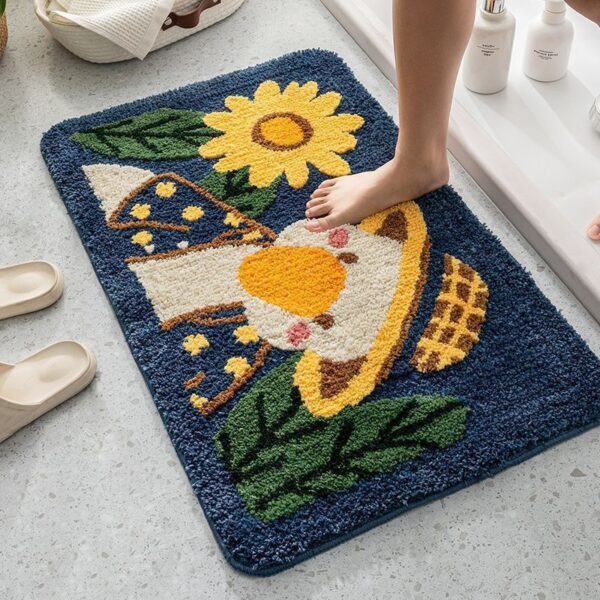 Cartoon Household Bathroom Mats Bathroom Absorbent Non-slip Mat - Image 8
