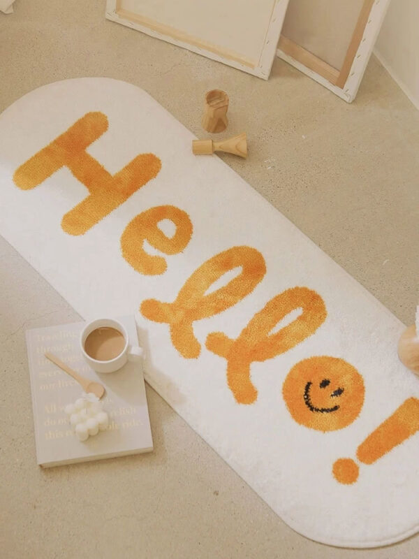 Bedroom Cartoon Pattern Bedside Rug Washable - Image 6