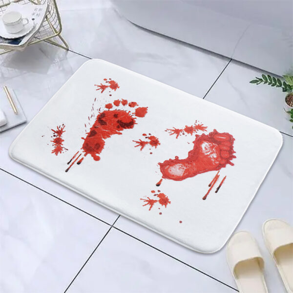 Halloween Bloodstain Print Bathroom Living Room Rug
