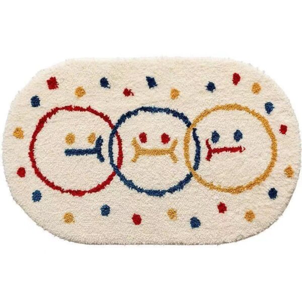 Cute Cartoon Cashmere Rug Bathroom Absorbent - Image 5